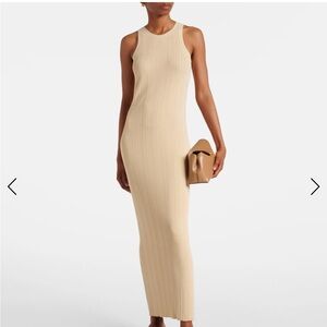 Toteme Beige Sleeveless Maxi Dress